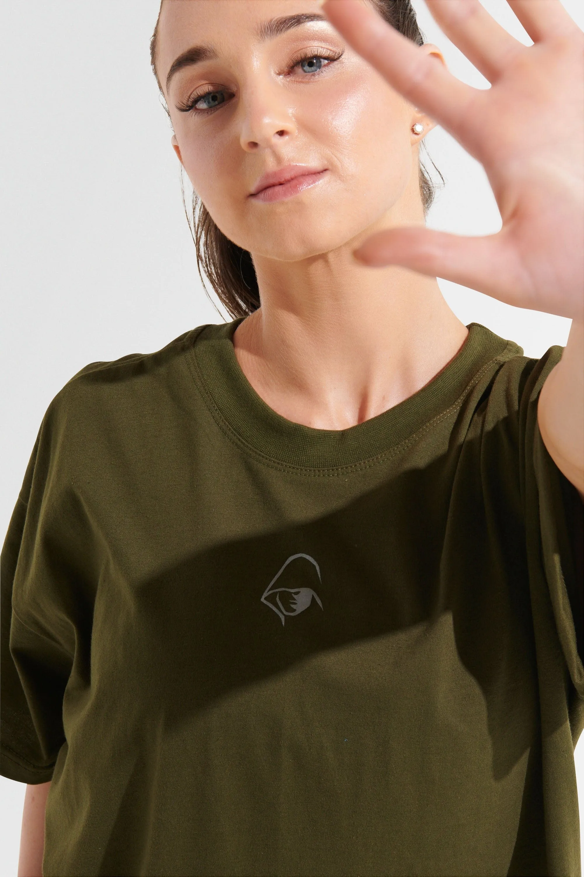 Adapt Oversized Tee - Army Green