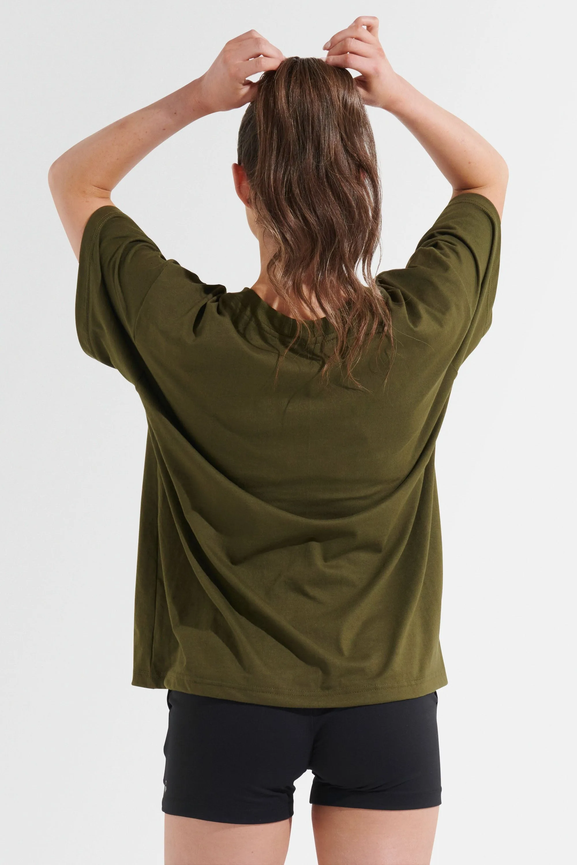 Adapt Oversized Tee - Army Green