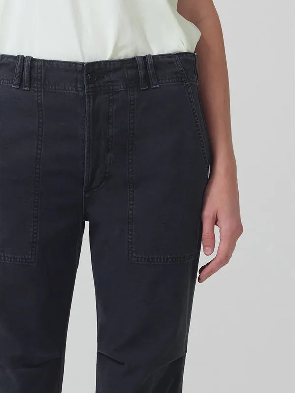 Agni Utility Trouser in Washed Black