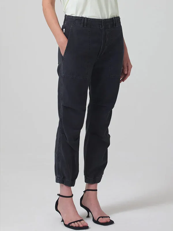 Agni Utility Trouser in Washed Black