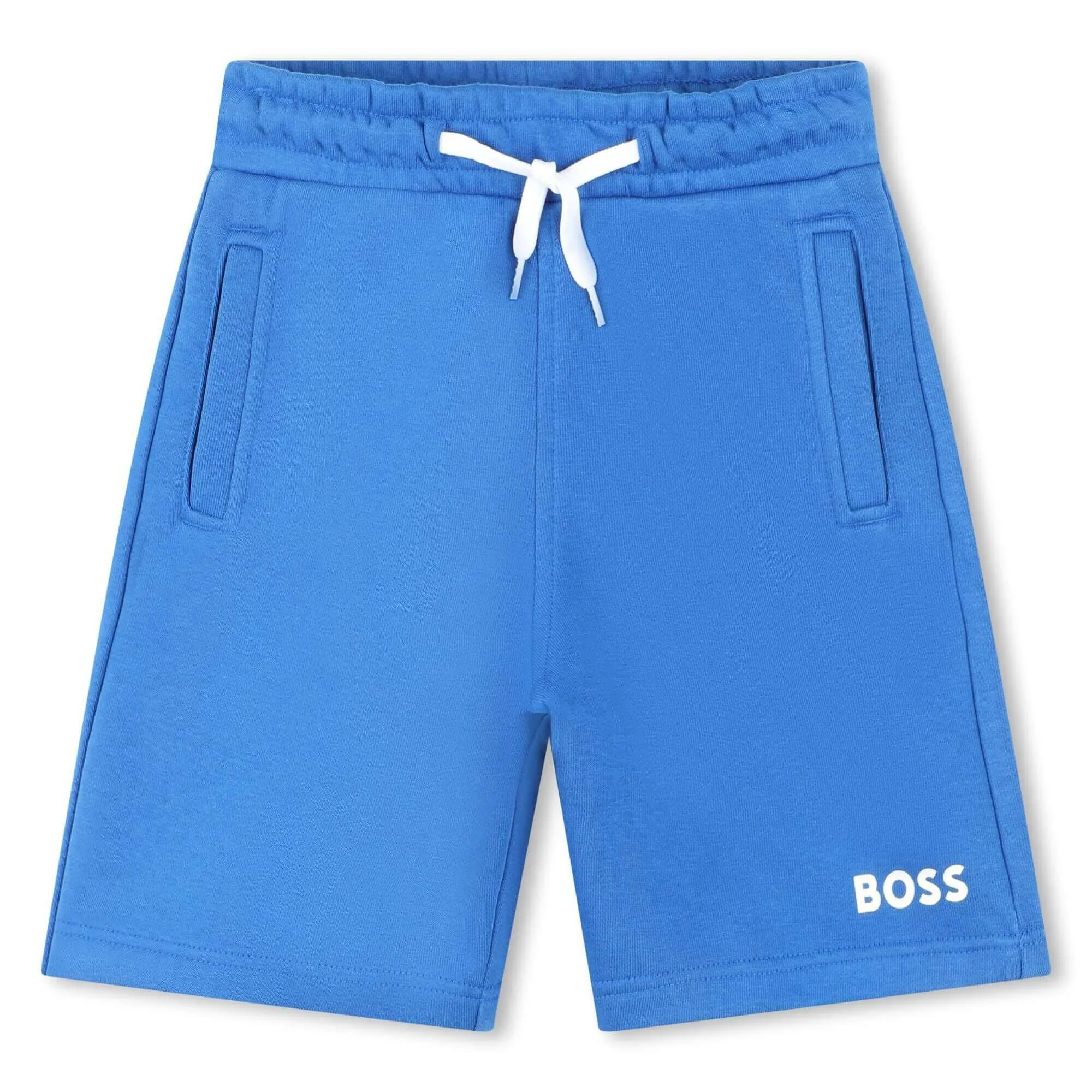 Boys Blue Logo Fleece Shorts