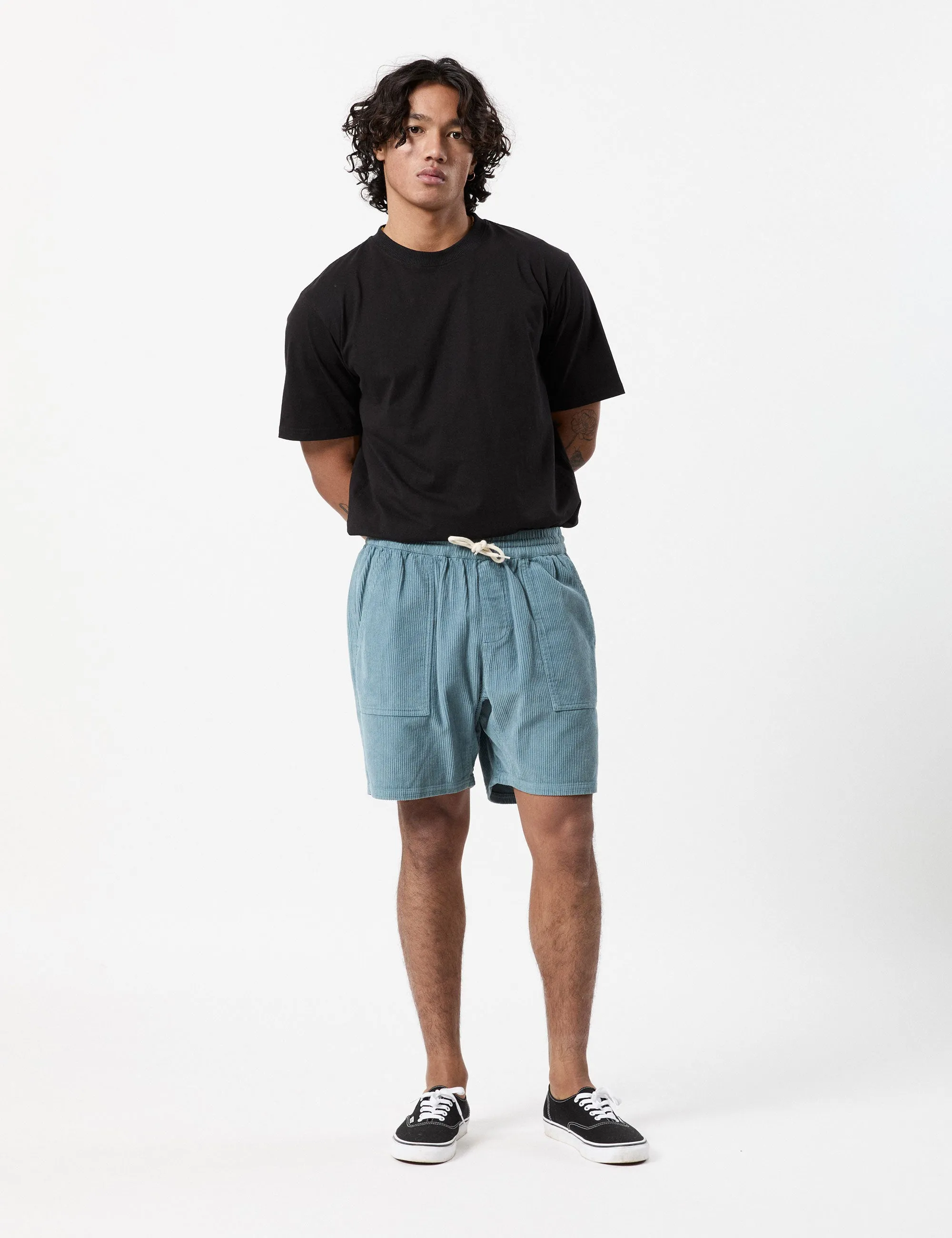 Burbank Cord Short - Denim