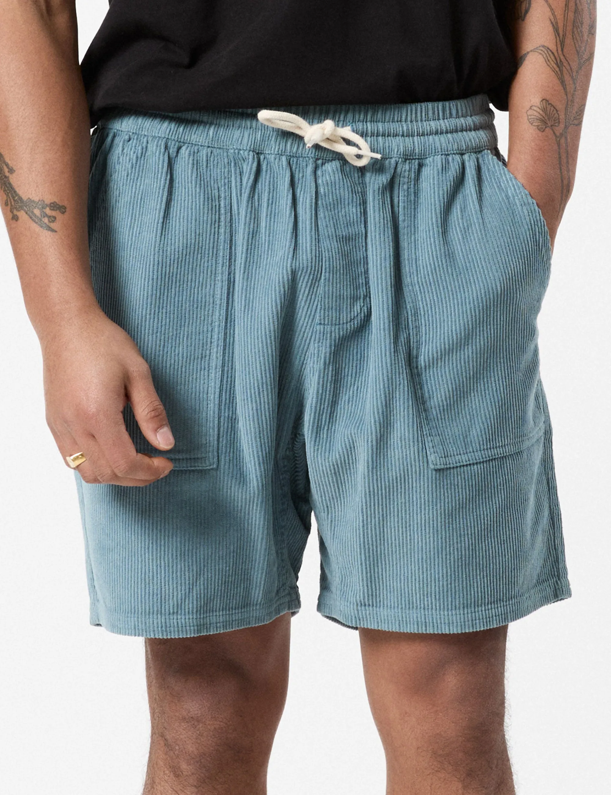 Burbank Cord Short - Denim