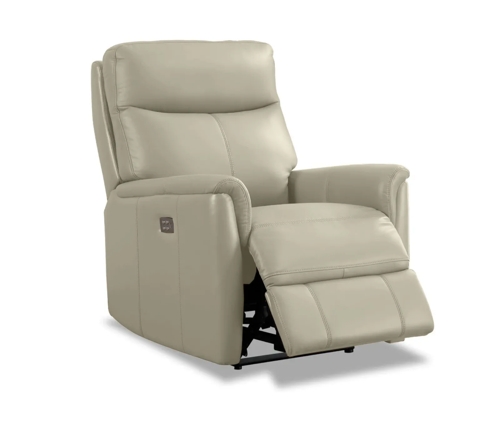 Carson Chair - Power Reclining w/ Power Headrest - Vanilla Leather