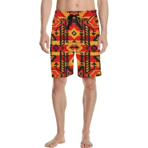 Chiefs Mountain Fire Men's Casual Shorts