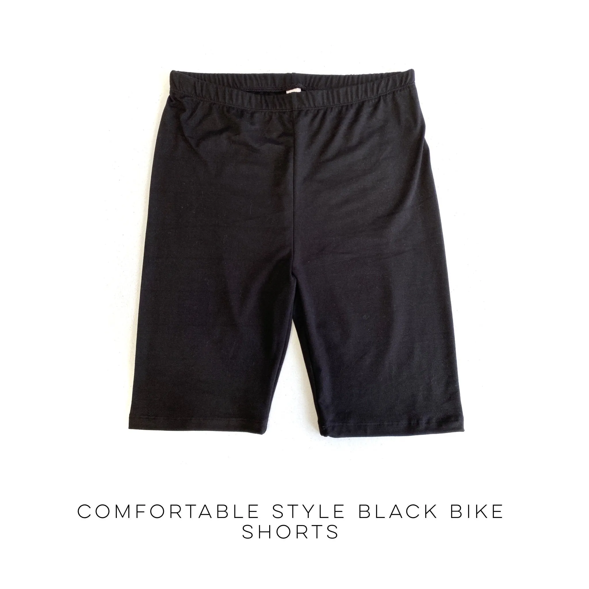 Comfortable Style Black Bike Shorts