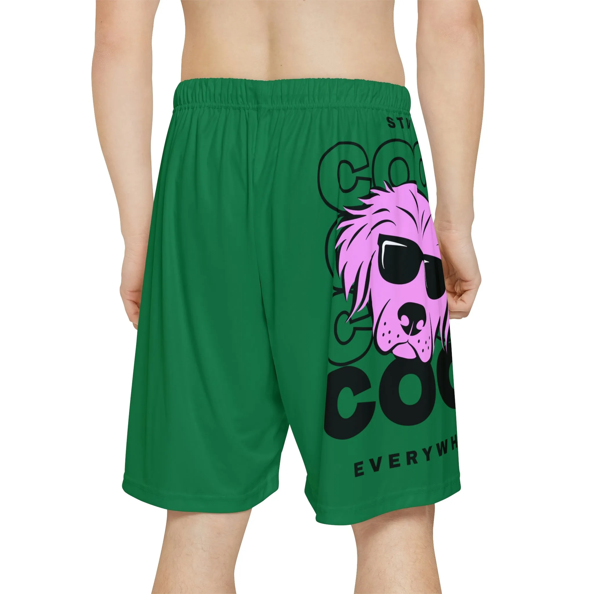 Cool Everywhere Dog POD Men’s Sports Shorts (AOP)