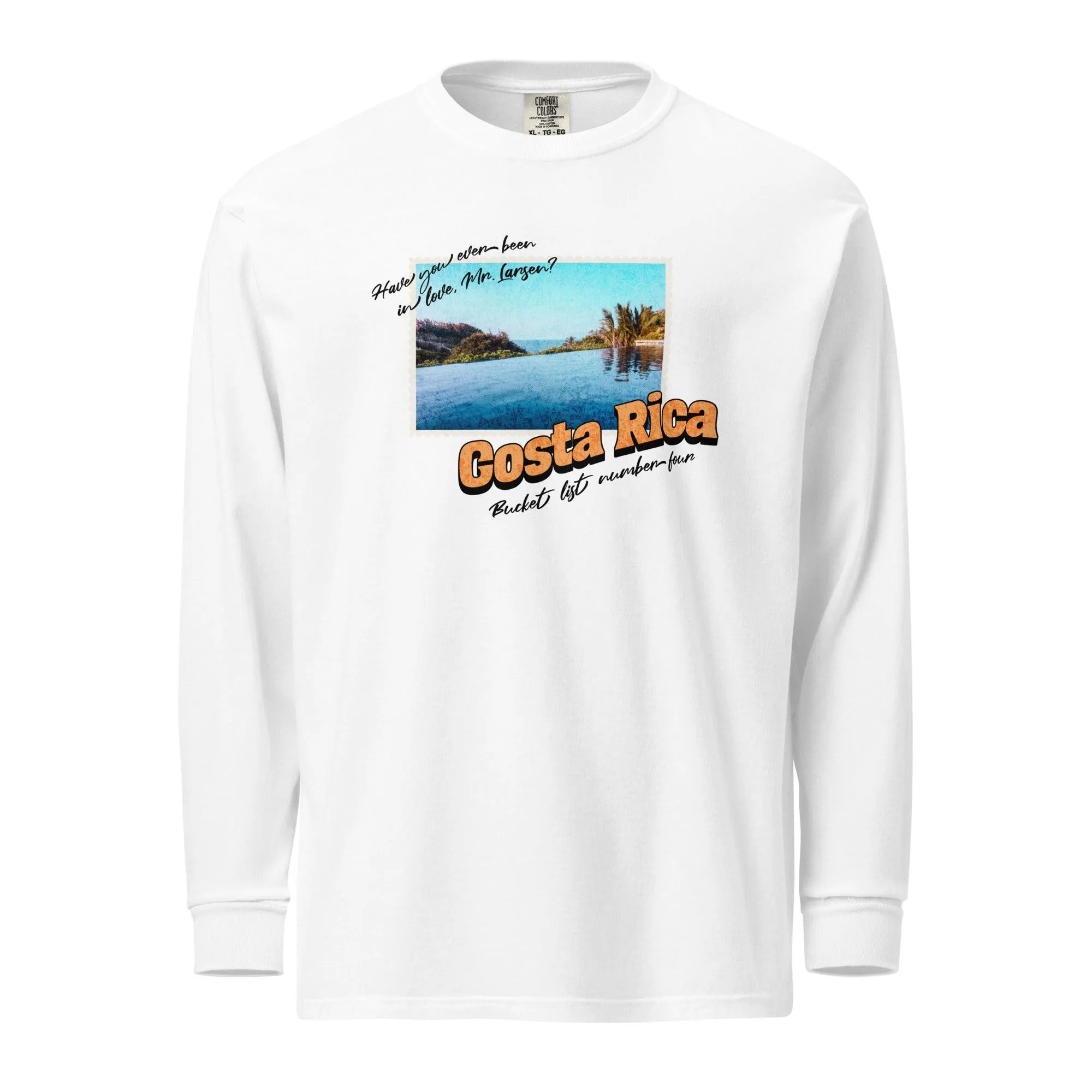 Costa Rica Bucket List Number Four Long Sleeve Tee Shirt