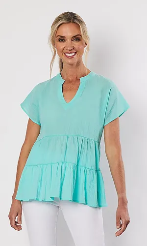 Cotton Tiered Tunic, More Colours