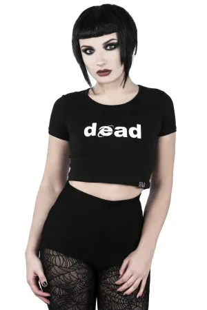 Dead Scoop Neck Crop Top [B]