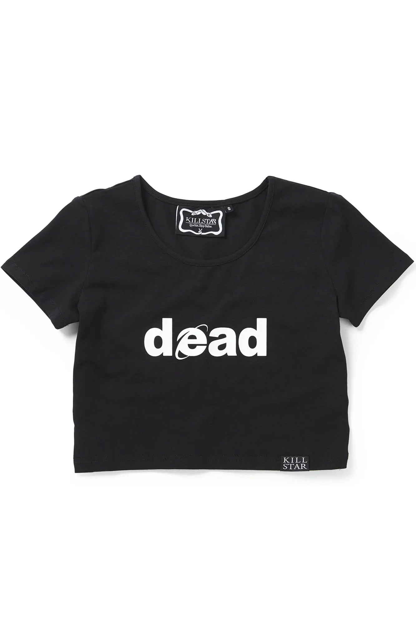 Dead Scoop Neck Crop Top [B]