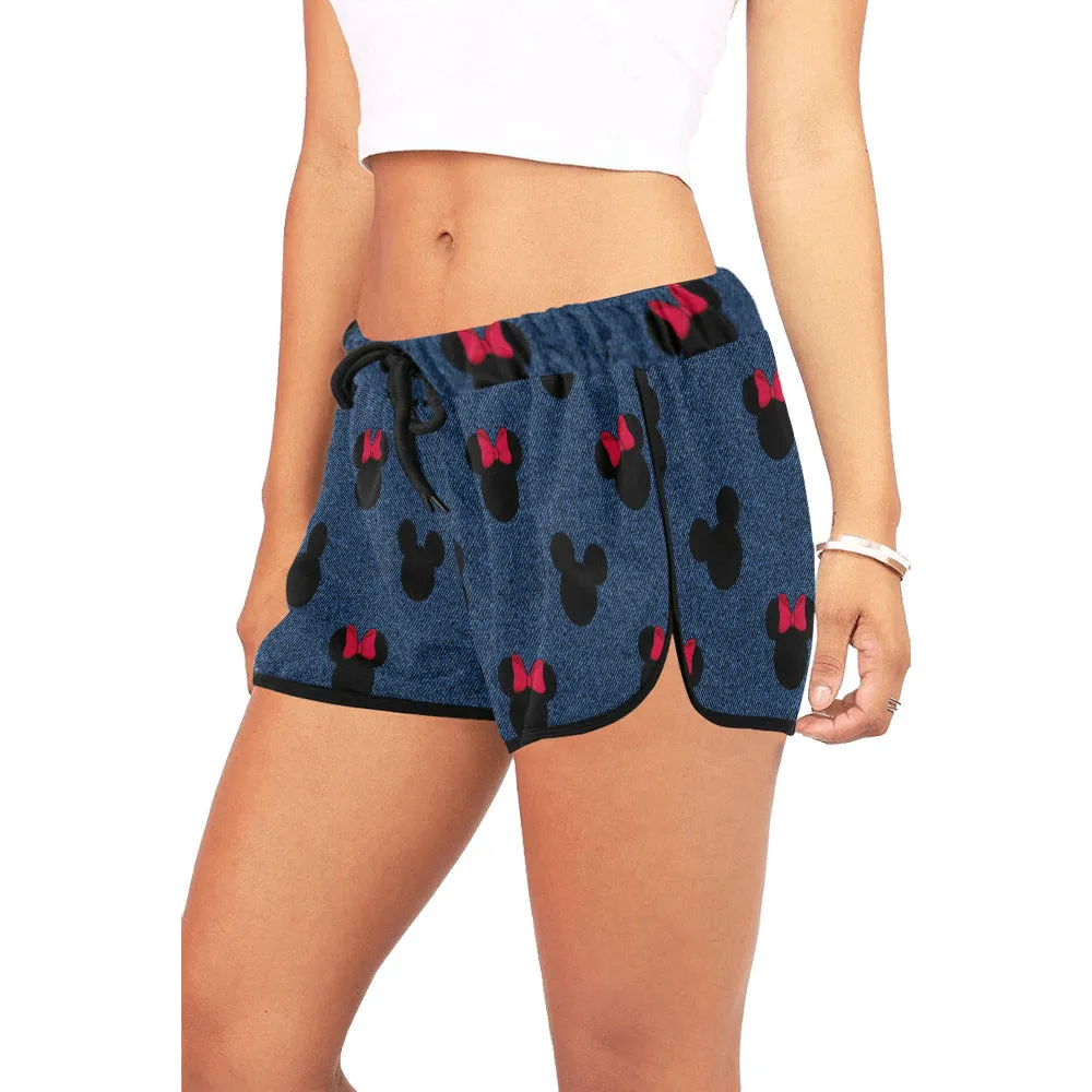 Denim Mice Women's Relaxed Shorts