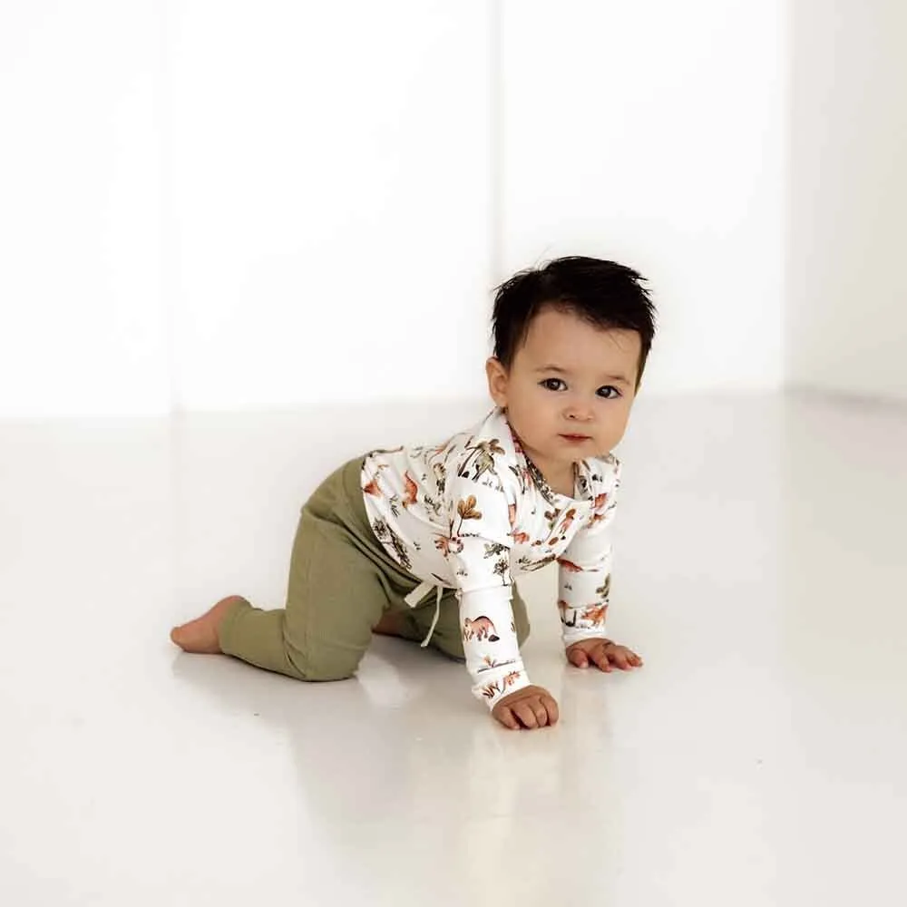 Dino Long Sleeve Organic Bodysuit