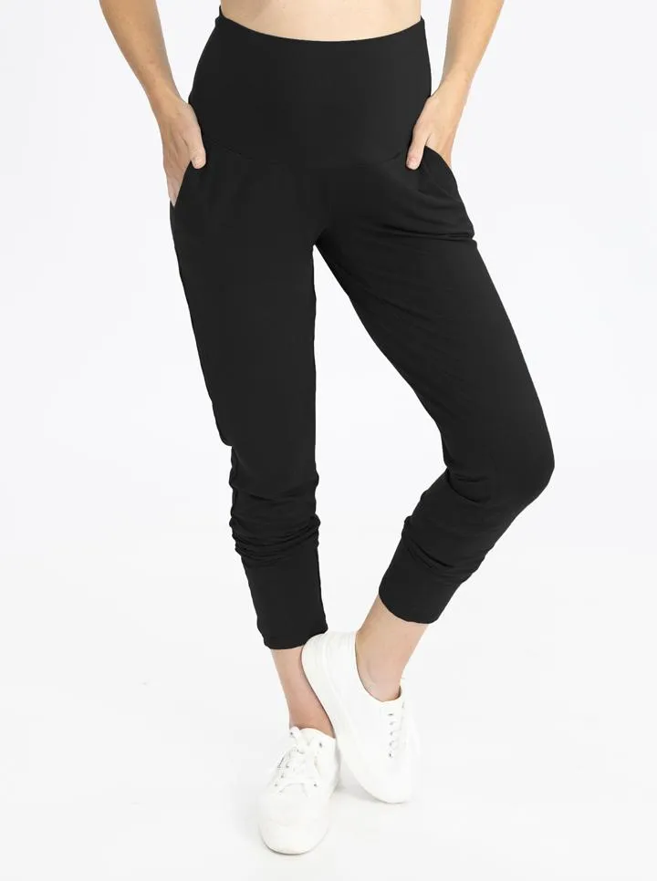 Eden Ultra Soft Maternity Lounge Pants in Black