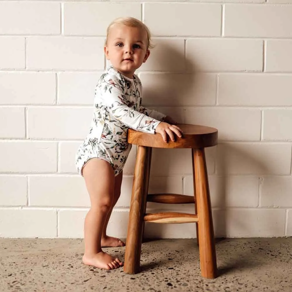 Eucalypt Long Sleeve Organic Bodysuit