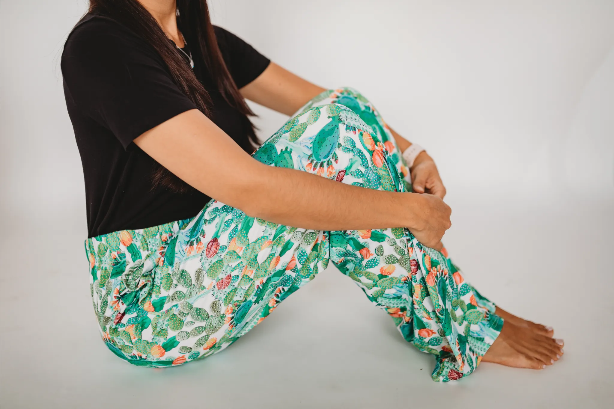 Floral Cactus Lounge Pants