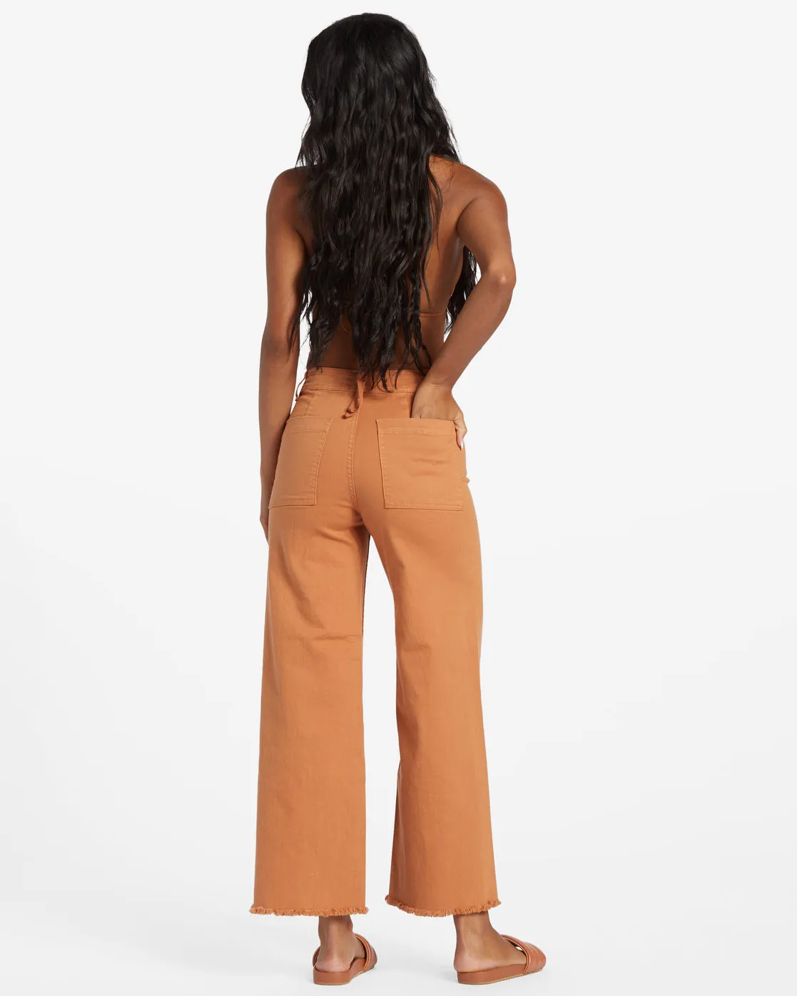 Free Fall High-Waist Pants - Toffee