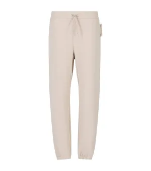 French Terry Cotton Jogger Sweatpants Silver Lining