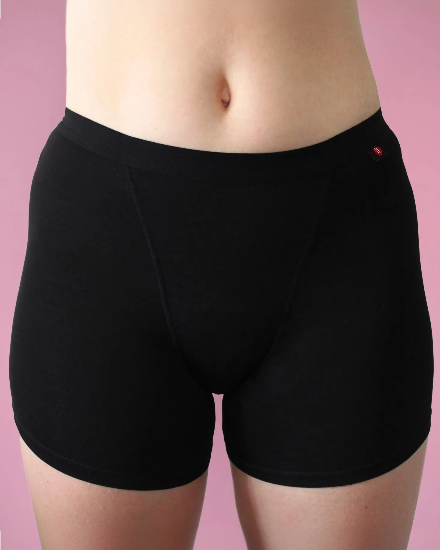 Hey Girls My Period Shorts - Black