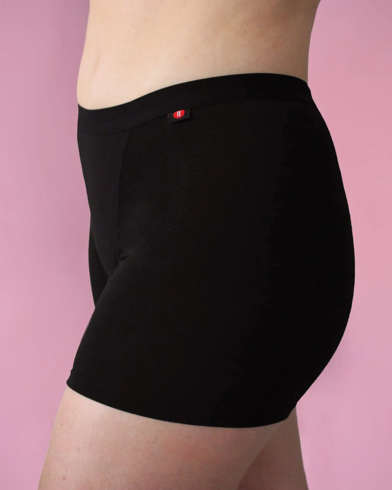 Hey Girls My Period Shorts - Black