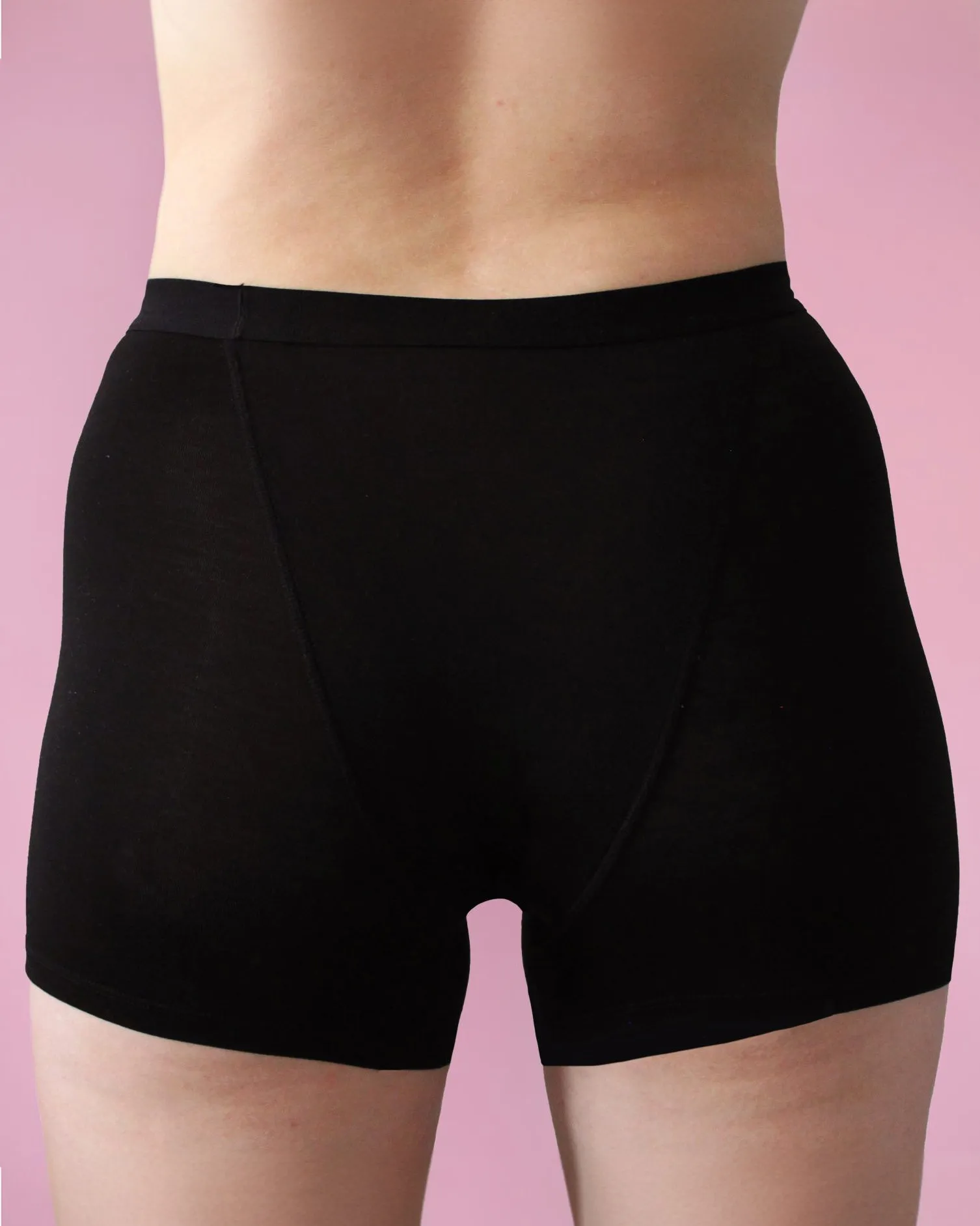 Hey Girls My Period Shorts - Black