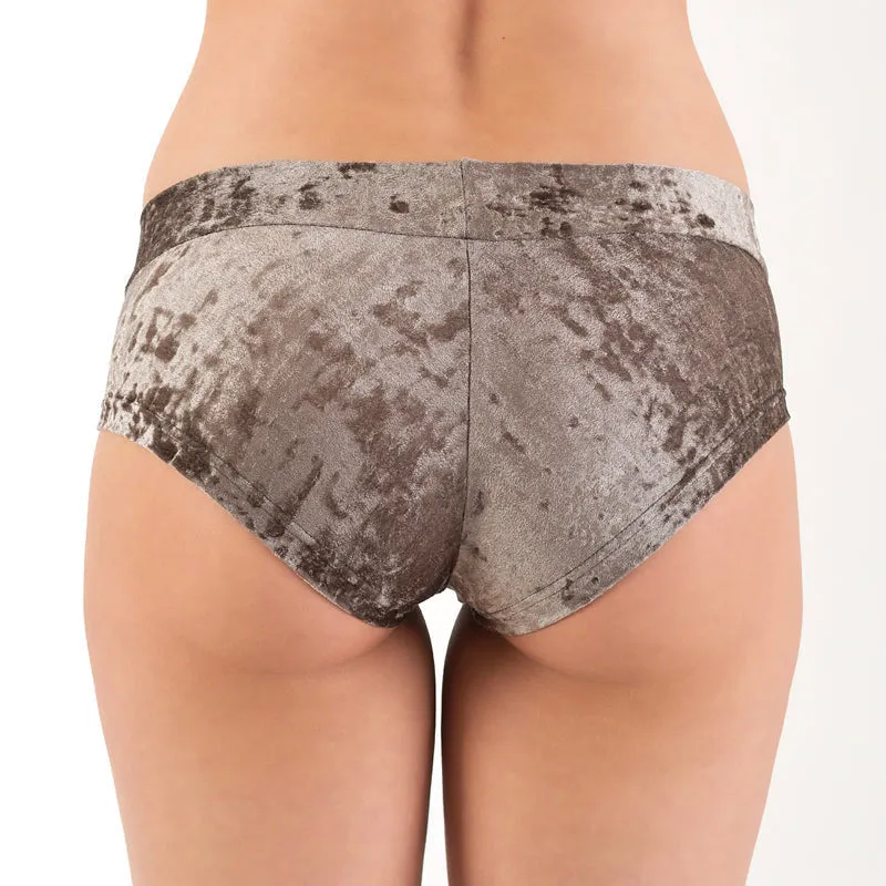 Hotpants poleshort - Dragonfly velvet