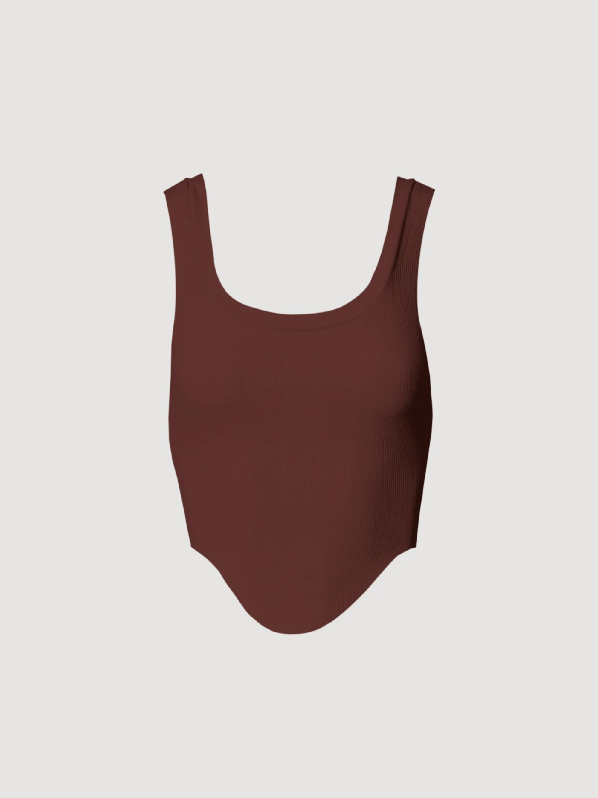 Isola - Corset Tank | Espresso