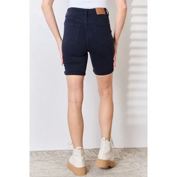 Judy Blue Full Size High Waist Tummy Control Bermuda Shorts