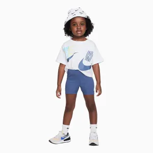 Kid's Nike "Let's Roll" Boxy Tee and Shorts Outfit