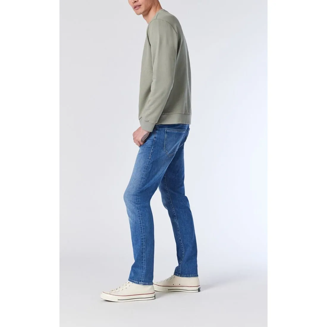 Mavi Jake Mid Brushed Athletic Denim