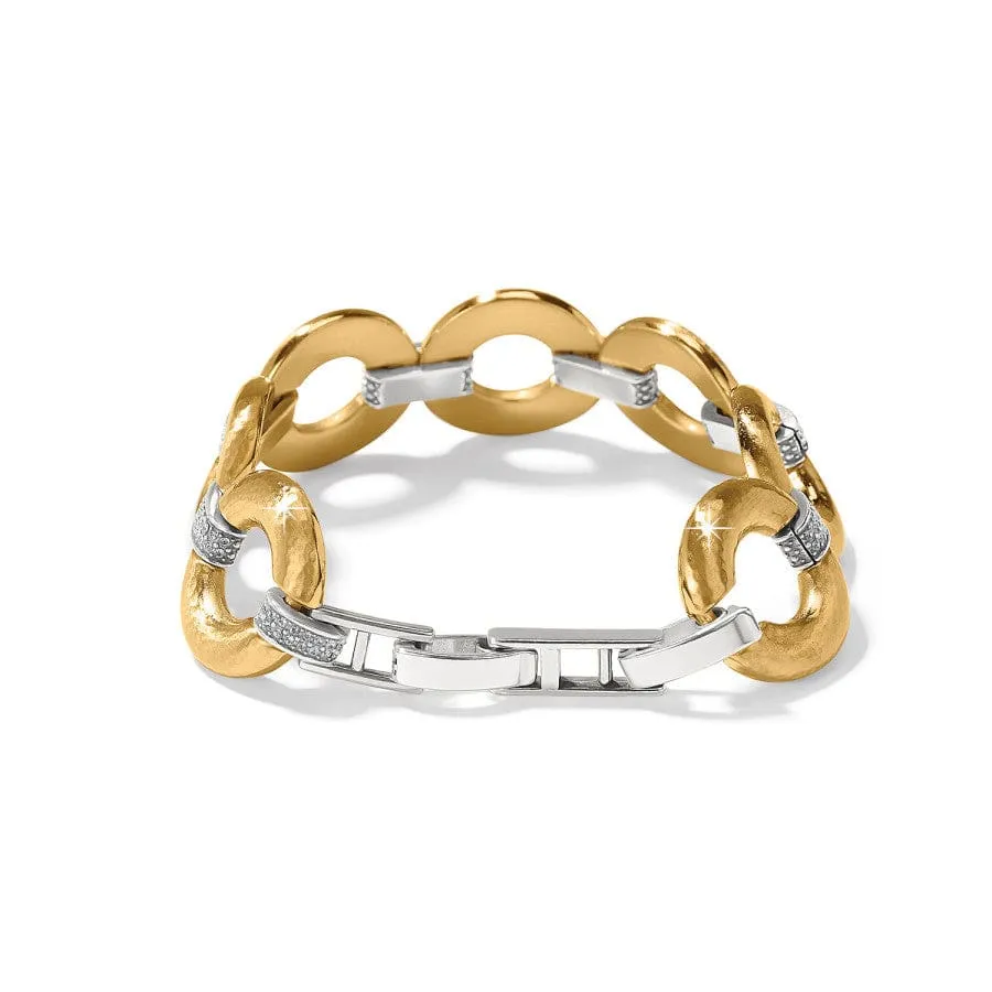 Meridian Geo Round Link Bracelet