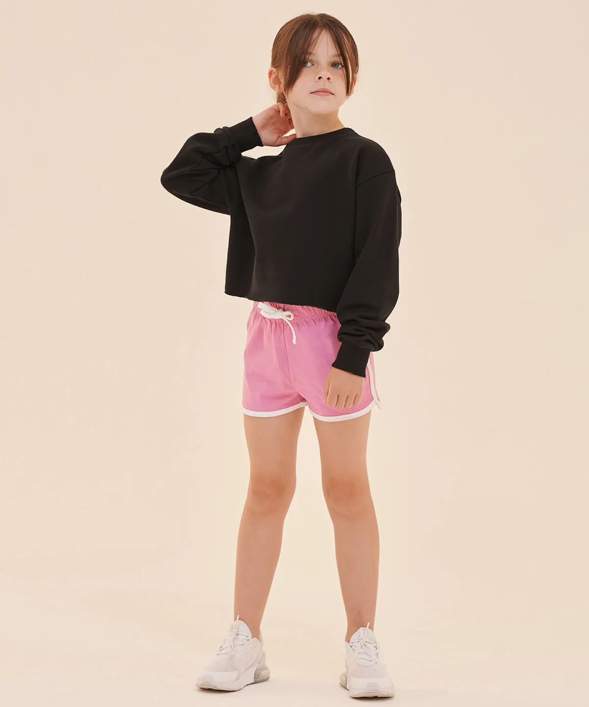 Navy/White - Kids retro shorts