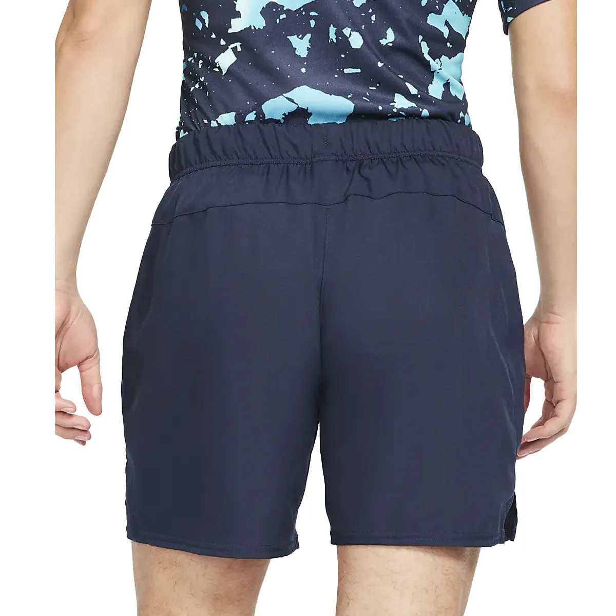 Nike Court Dri-Fit Victory Short 7" (Men's) - Obsidian/White