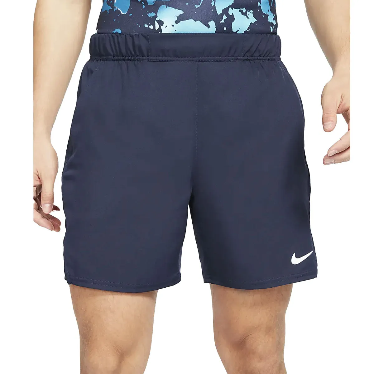 Nike Court Dri-Fit Victory Short 7" (Men's) - Obsidian/White