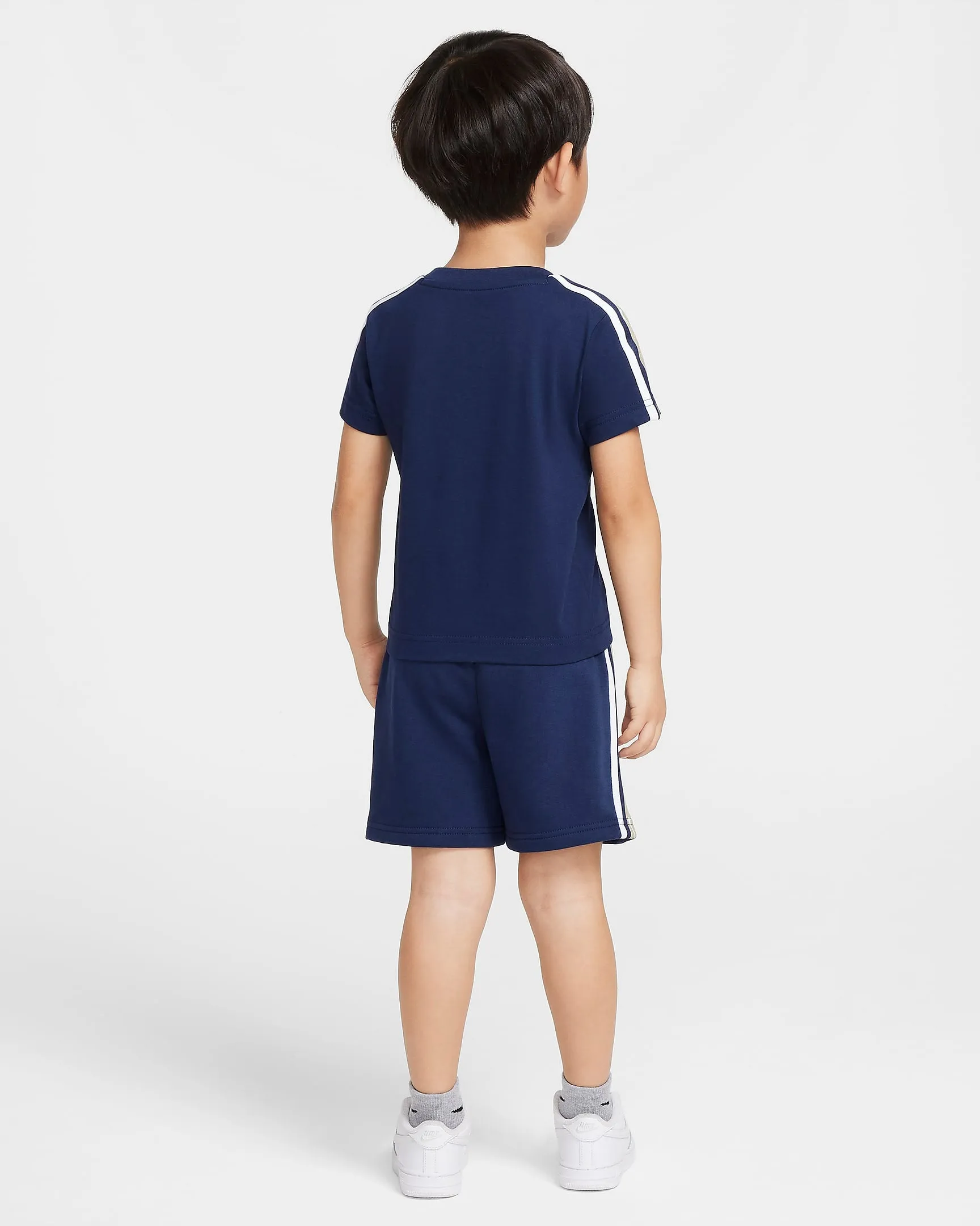 NIKE KID'S CLUB FRENCH TERRY NAVY SHORT SET