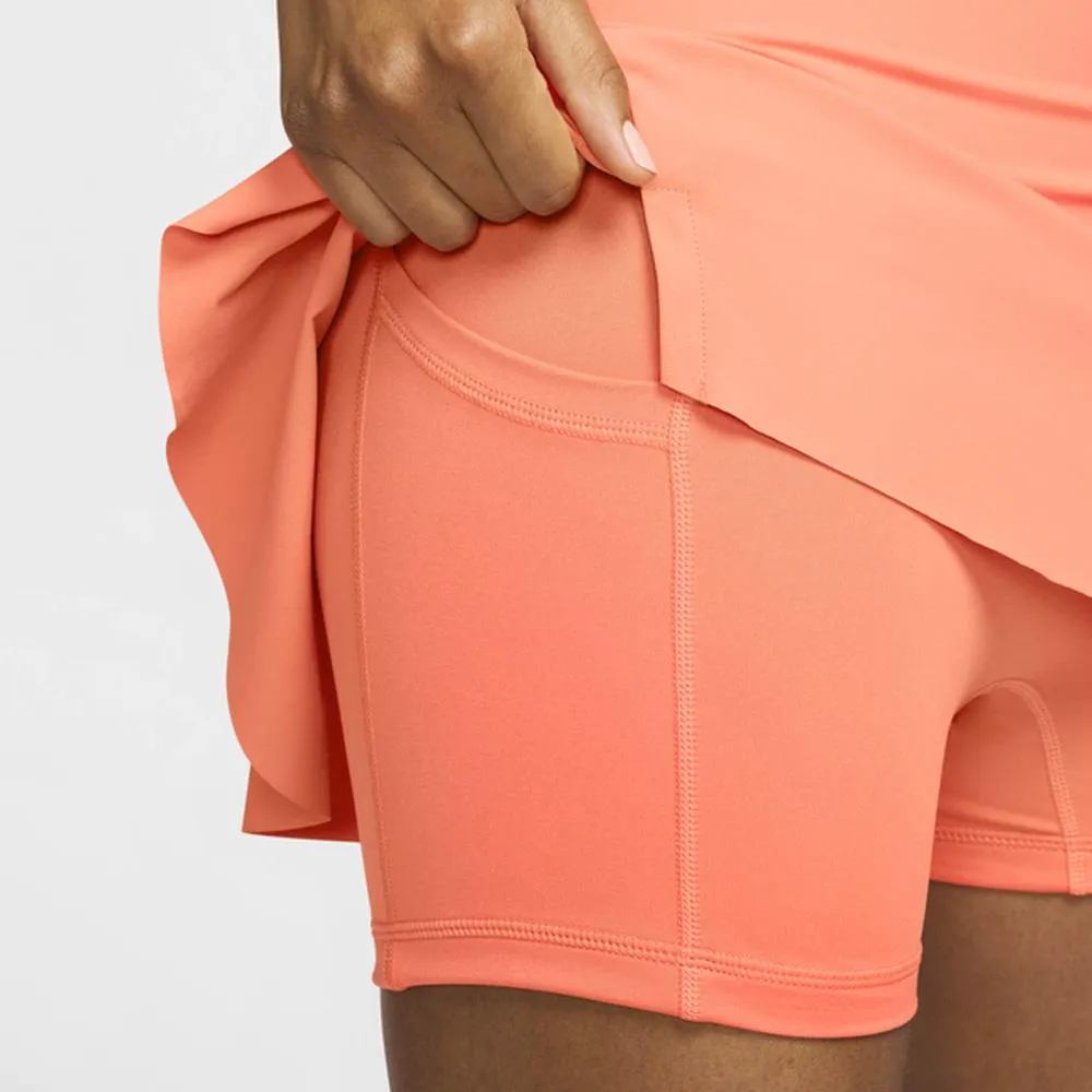 Nike Women's Slam NY Skort - Light Wild Mango