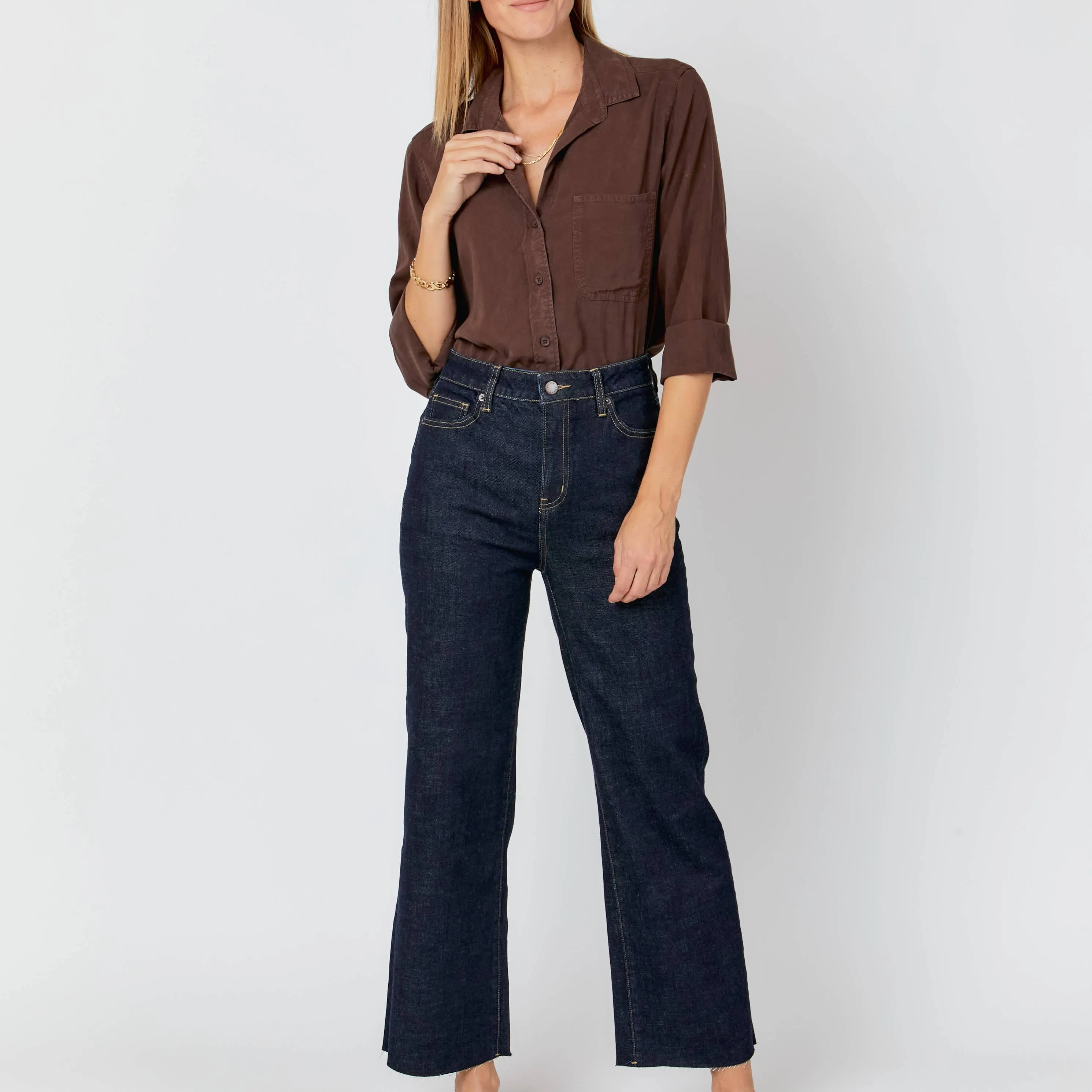 Oliver Logan - Wide Leg Jeans Aberdeen Timbers - Petite