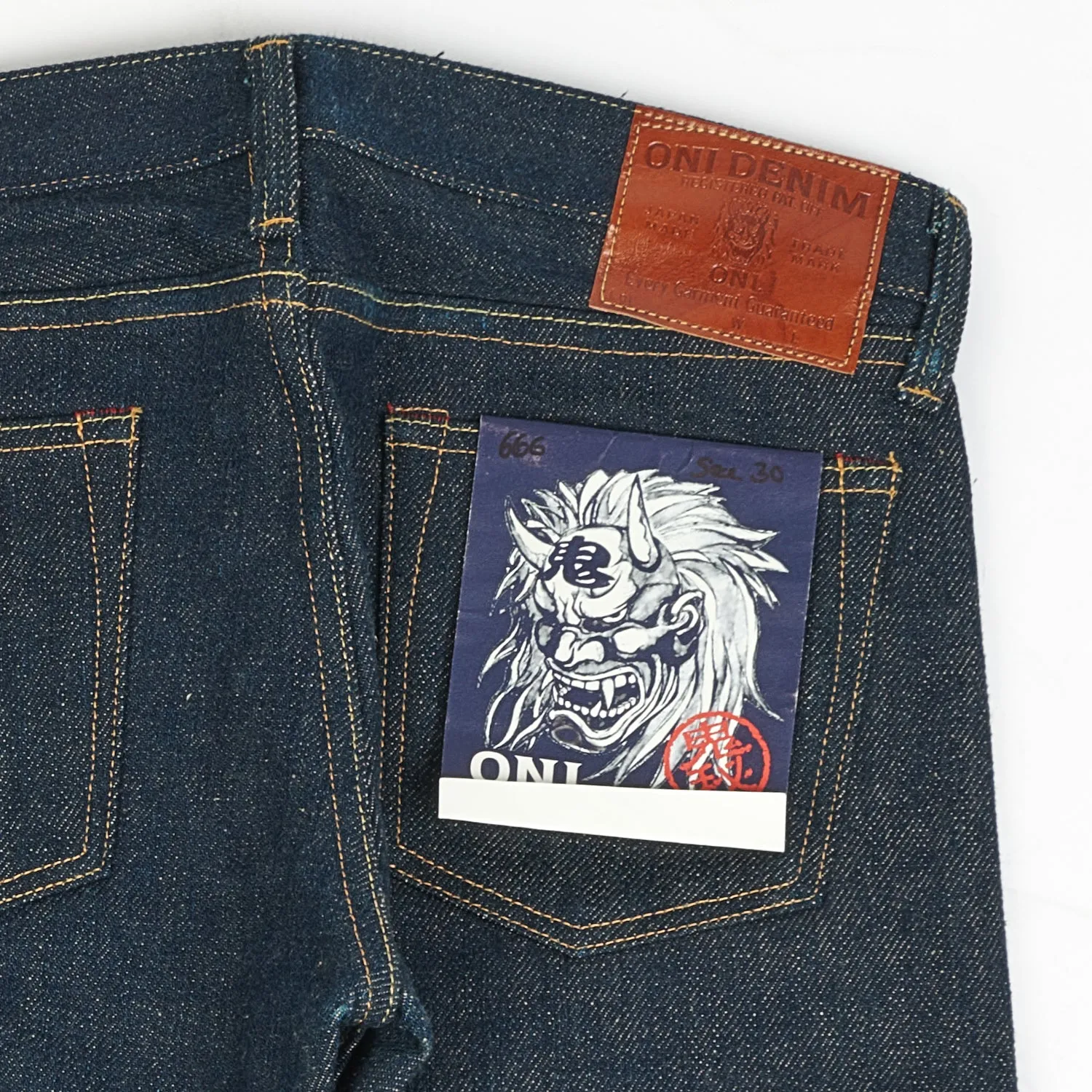 ONI 666ZR Secret Denim 20oz Slim Tapered Jean - Raw