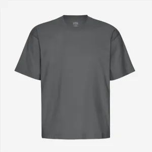 Oversized Organic T-Shirt - Lava Grey