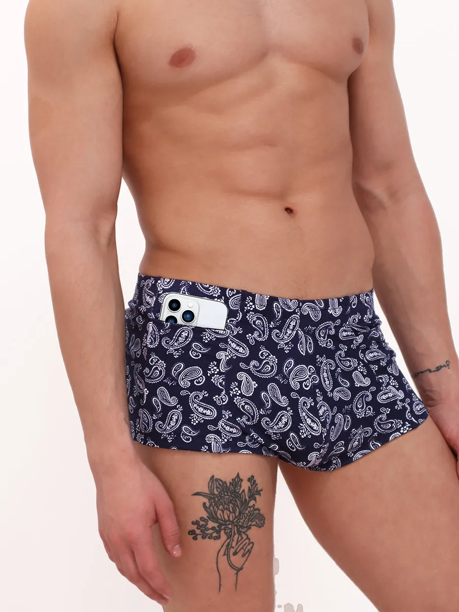 Paisley 2-Pocket Shorts