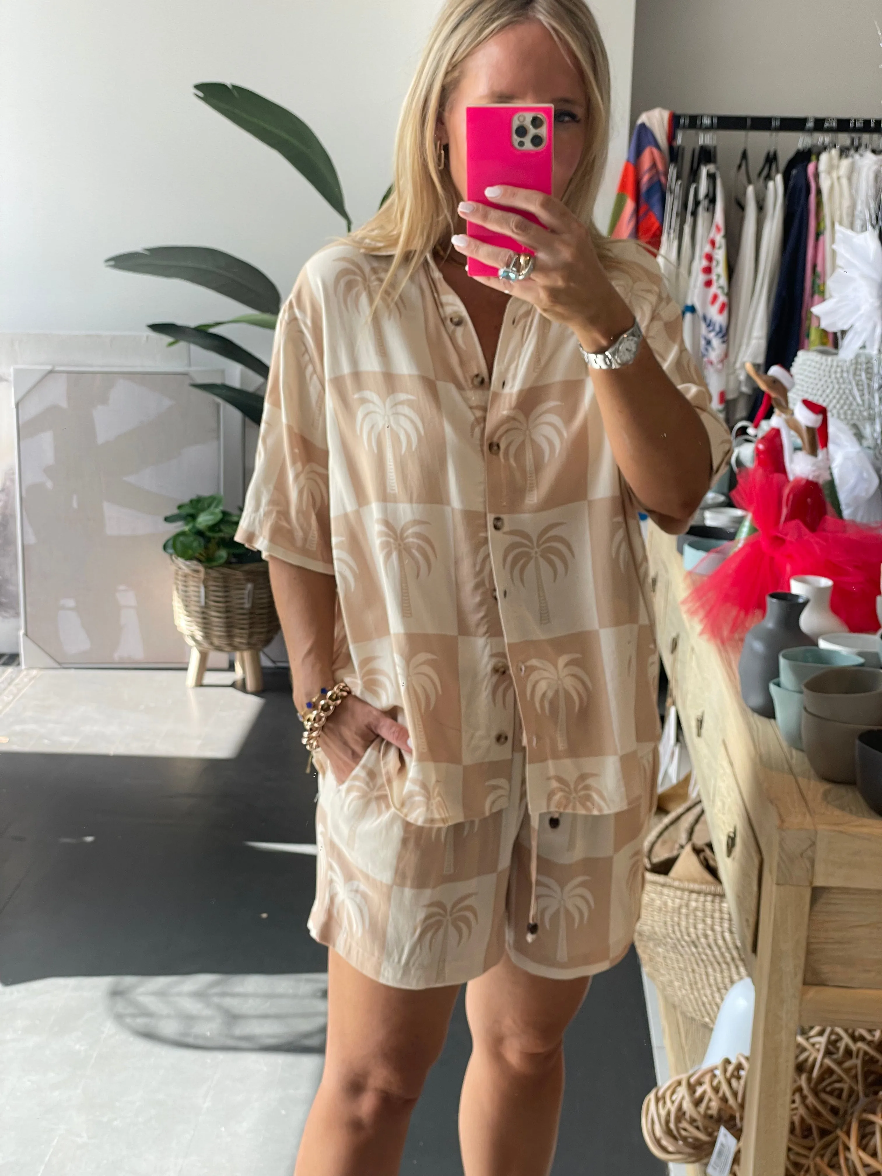 Paradise Shirt Shorts Set