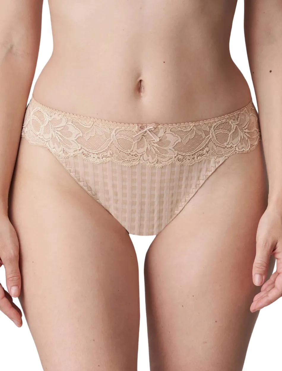 PrimaDonna Madison Thong, Caffe Latte | Prima Donna Thong | Beige Thong Panties