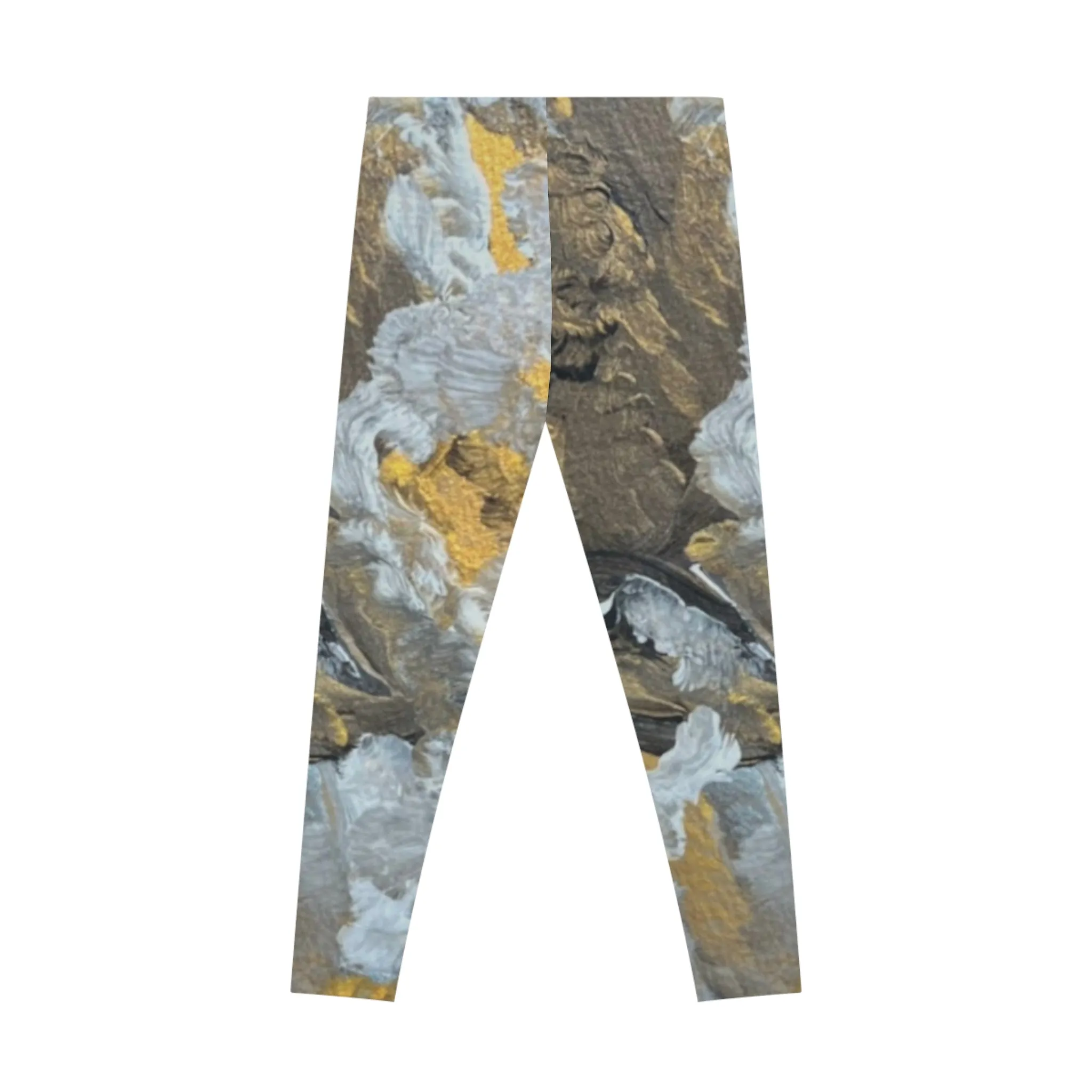 "Strength" Abstract- Stretchy Leggings