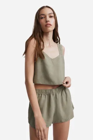 Sage Linen Short