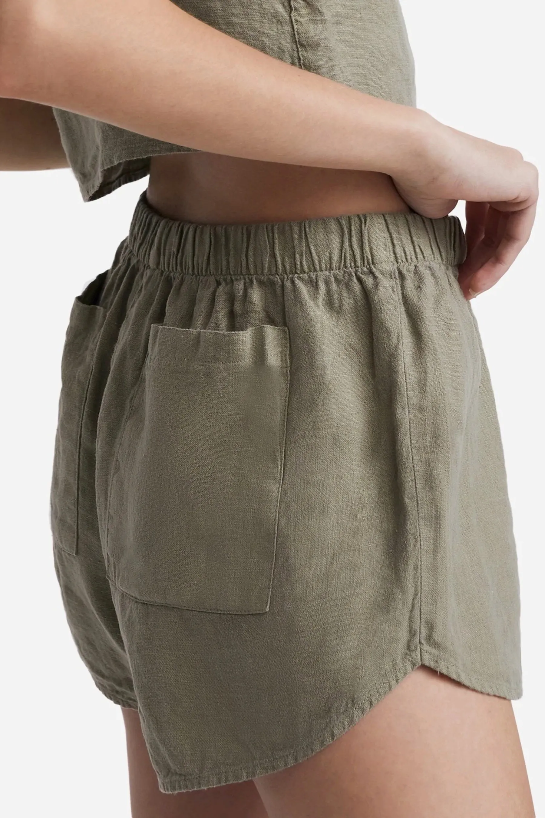 Sage Linen Short