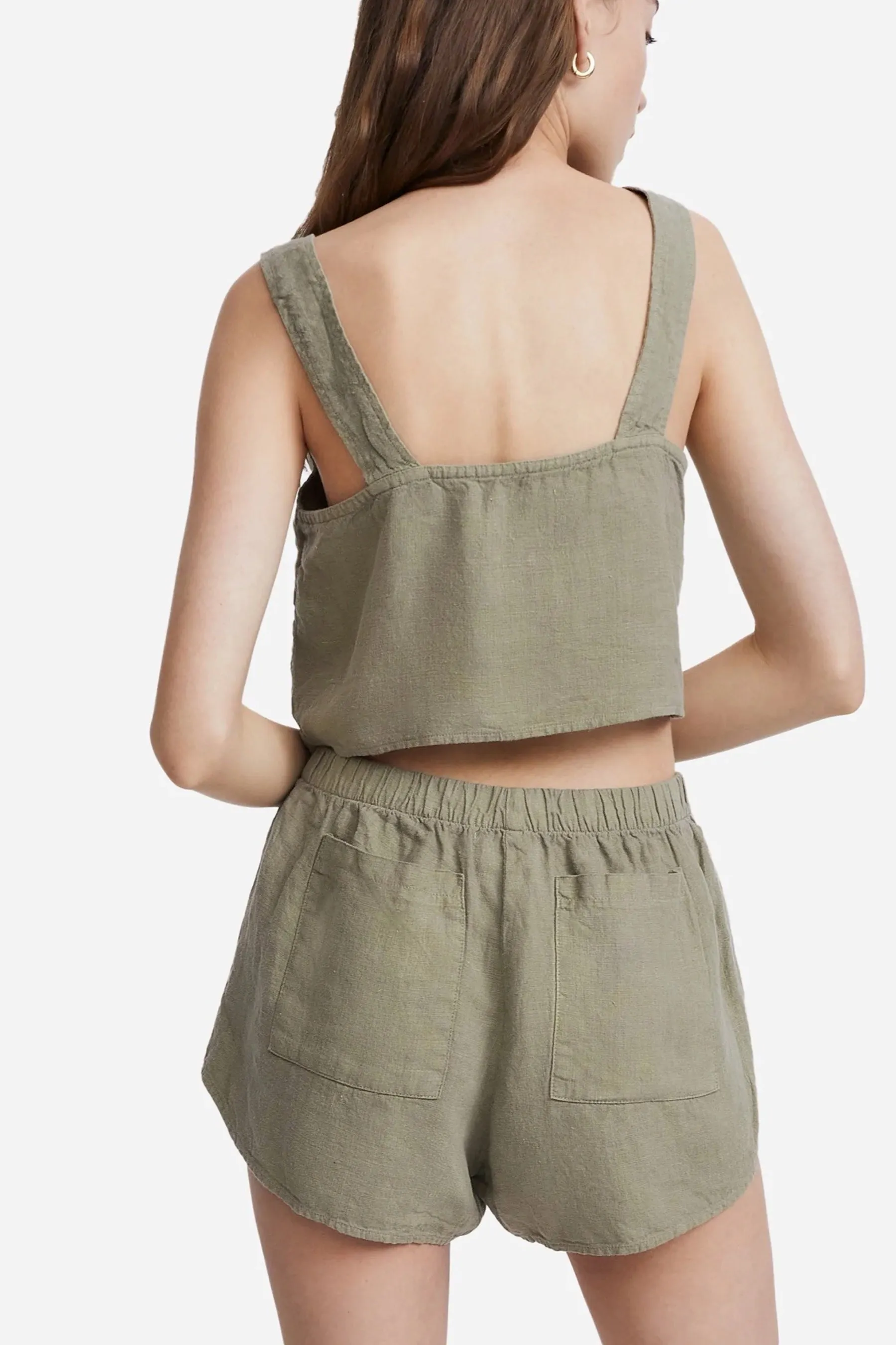 Sage Linen Short