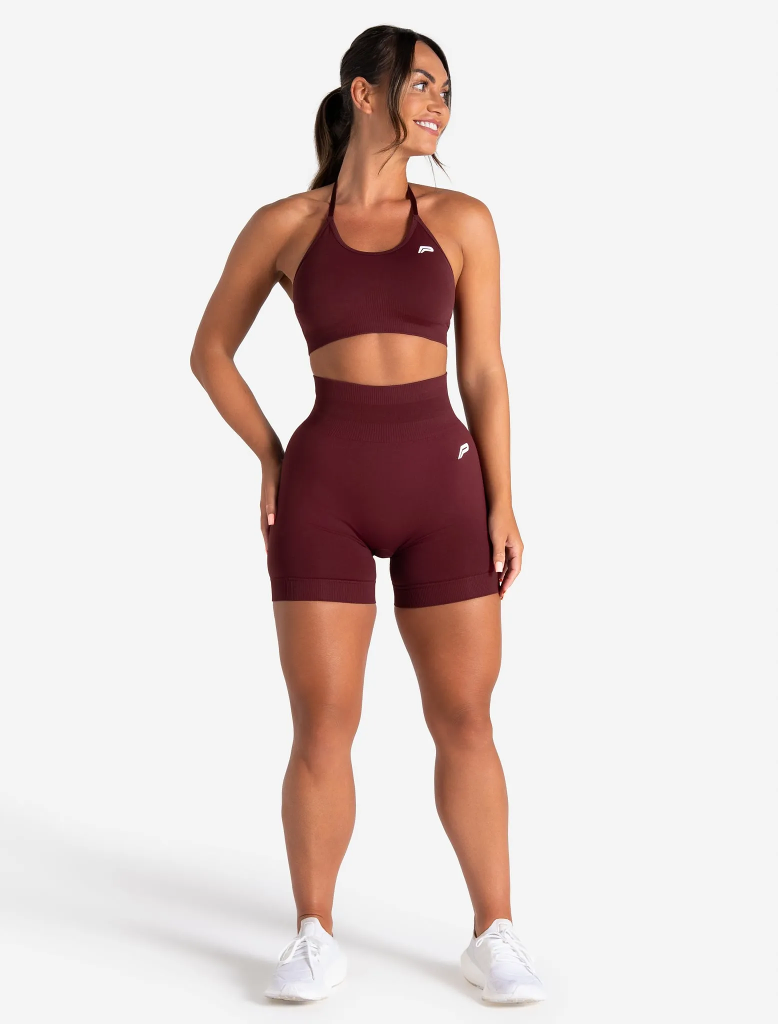 Scrunch Seamless Shorts - Dark Cherry