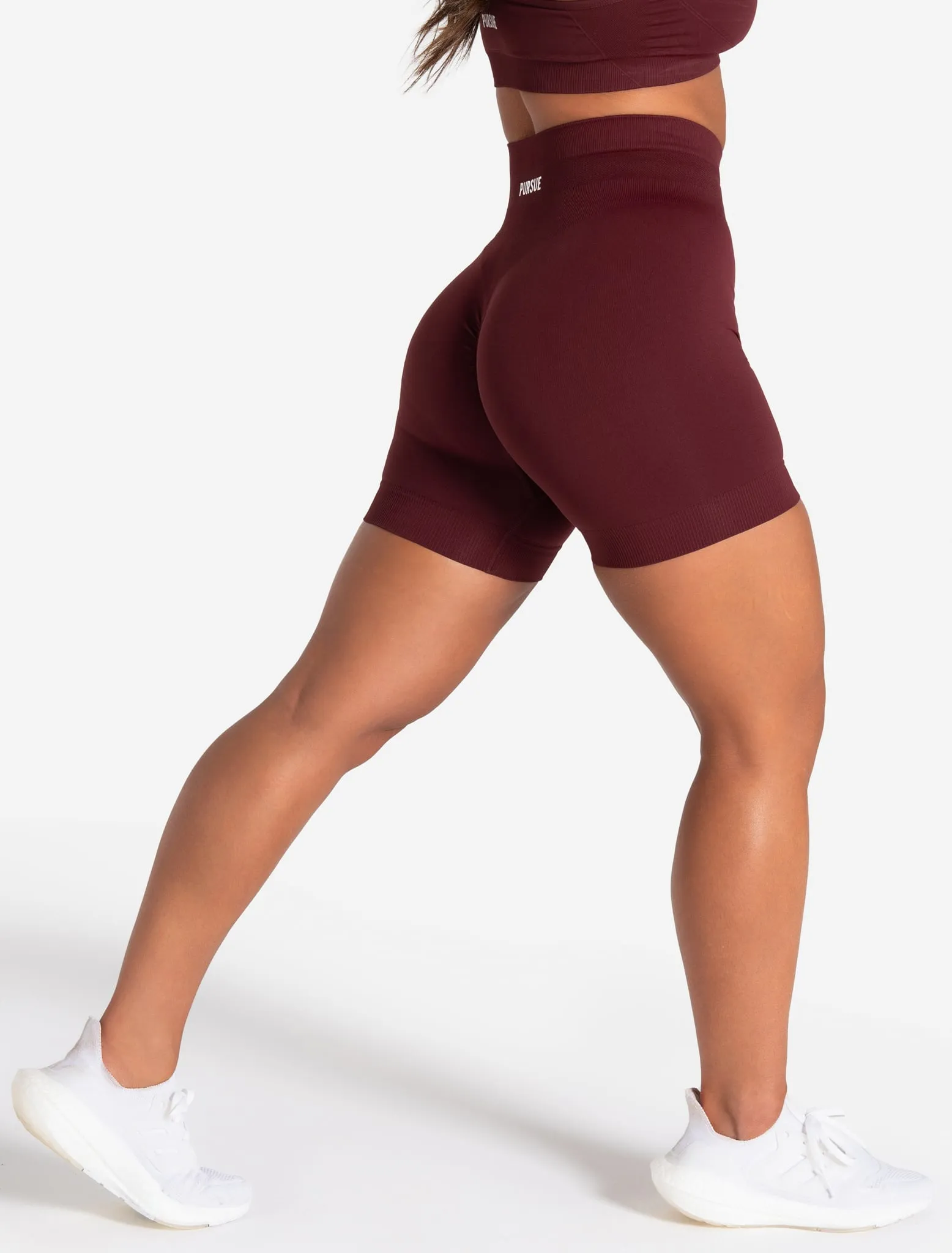 Scrunch Seamless Shorts - Dark Cherry