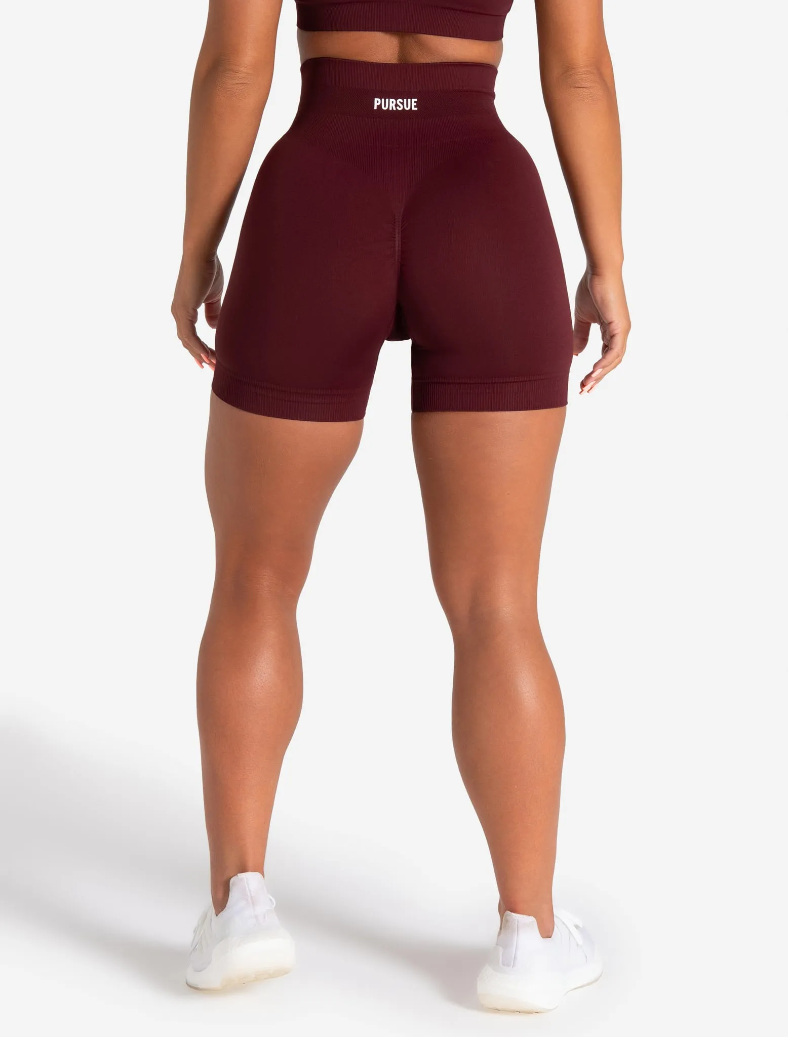 Scrunch Seamless Shorts - Dark Cherry