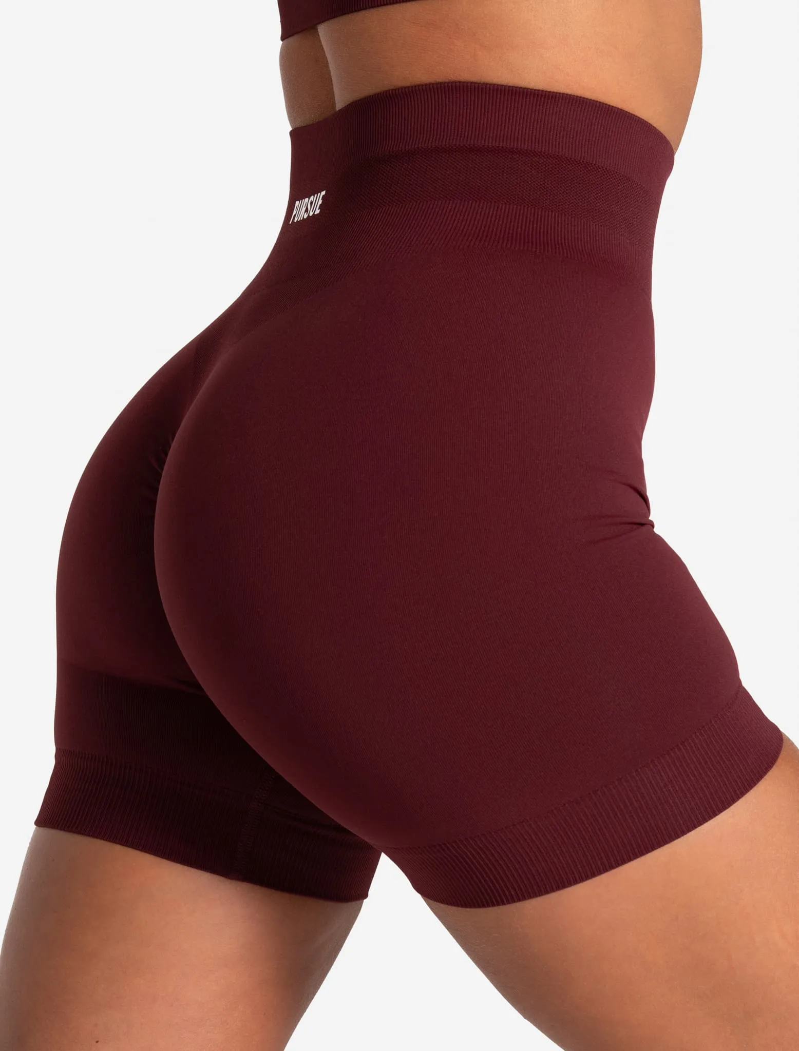 Scrunch Seamless Shorts - Dark Cherry